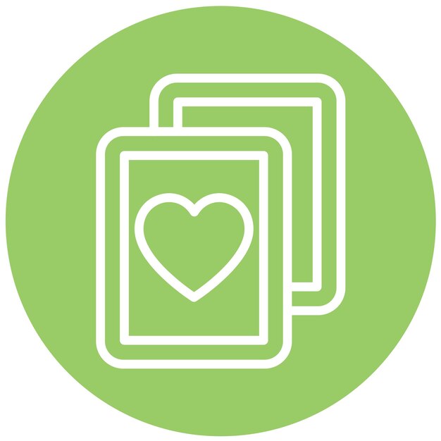 Diseño vectorial Memorias queridas Estilo de icono