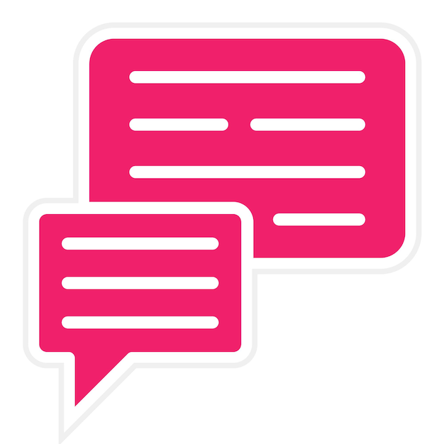 Diseño vectorial de mensajes Estilo del icono