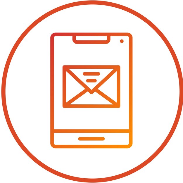 Diseño vectorial de mensajes Estilo del icono
