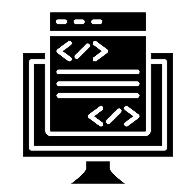 Diseño vectorial Meta descripción Estilo del icono