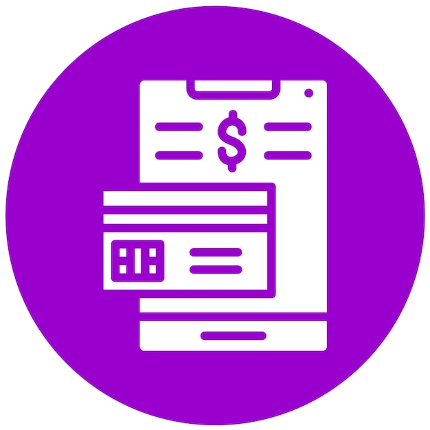 Diseño vectorial Métodos de pago Estilo del icono