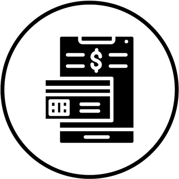 Diseño vectorial Métodos de pago Estilo del icono