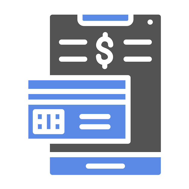 Diseño vectorial Métodos de pago Estilo del icono
