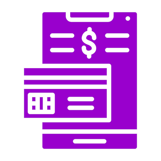 Diseño vectorial Métodos de pago Estilo del icono