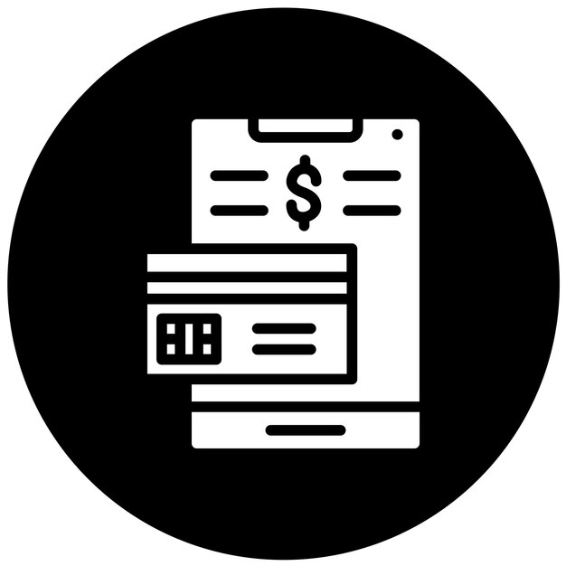 Diseño vectorial Métodos de pago Estilo del icono