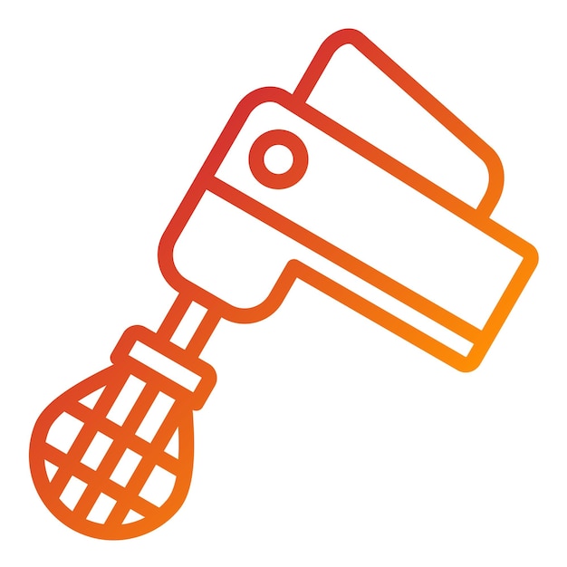 Diseño vectorial Mezclador de mano Estilo del icono
