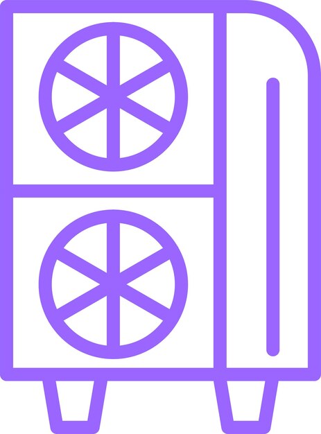 Diseño vectorial Mini ITX Estilo del icono de la caja