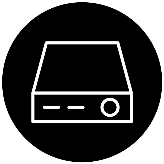 Diseño vectorial Mini ITX Estilo de icono
