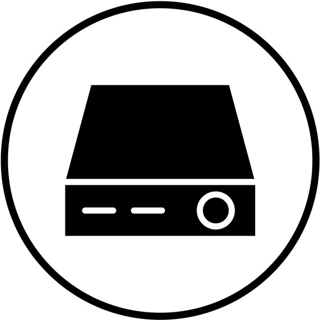 Diseño vectorial Mini ITX Estilo de icono