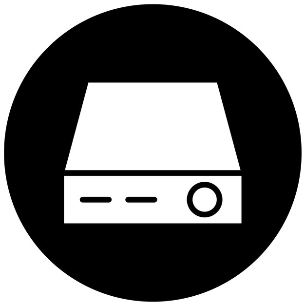 Diseño vectorial Mini ITX Estilo de icono