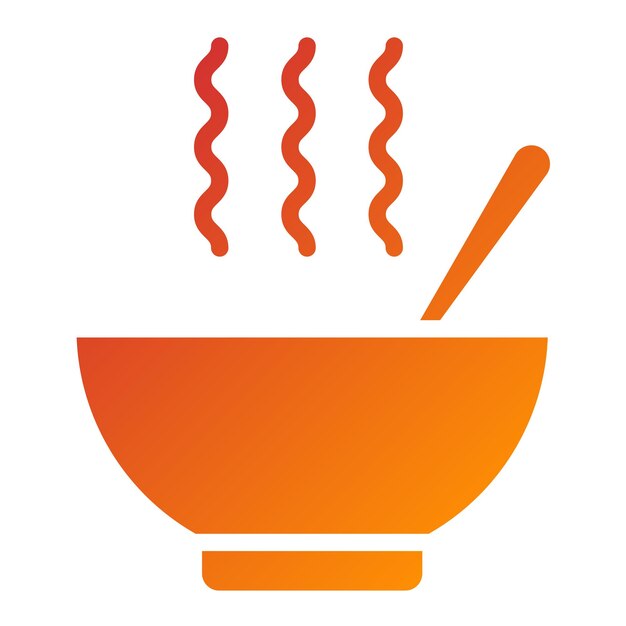 Diseño vectorial Miso Estilo de icono de mezcla