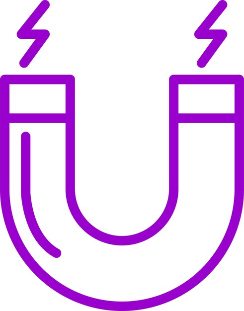 Diseño vectorial Mocha Magnético Estilo del icono