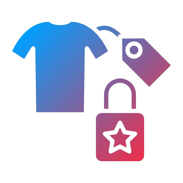 Vector diseño vectorial moda merchandising estilo de icono