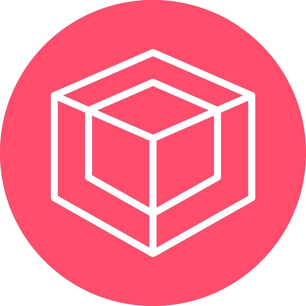 Diseño vectorial de modelado 3D Estilo del icono
