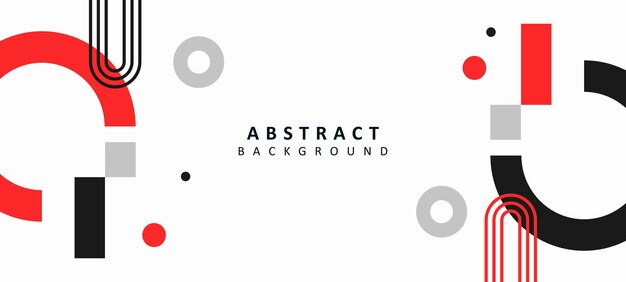 Diseño vectorial moderno y elegante de fondo geométrico abstracto rojo y negro