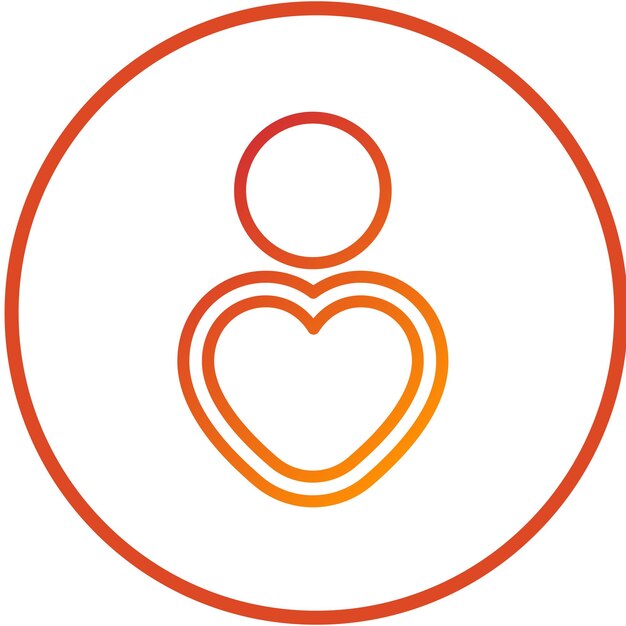 Diseño vectorial Moms Heartstrings Estilo de icono