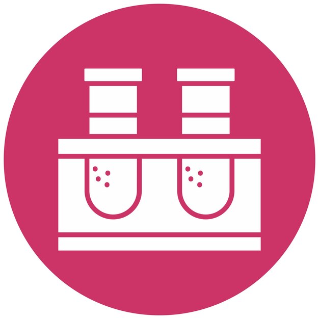 Diseño vectorial de muestras de sangre Estilo del icono