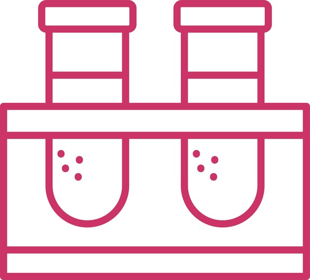 Diseño vectorial de muestras de sangre Estilo del icono