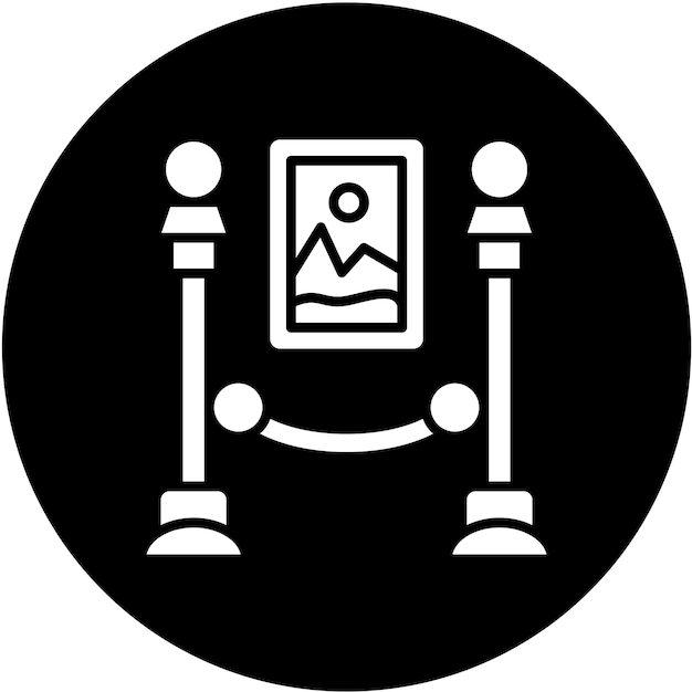 Diseño vectorial Museo de diseño Icon Style