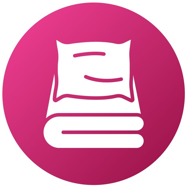 Diseño vectorial Muslin estilo de icono de confort