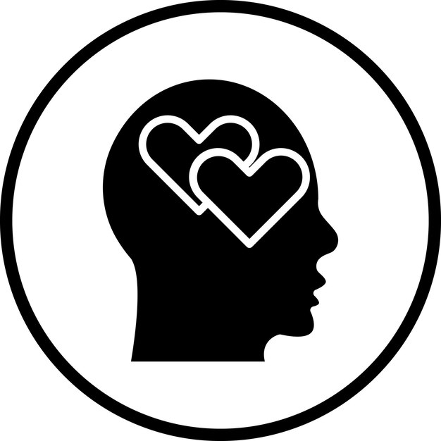 Diseño vectorial Narcisismo Estilo del icono