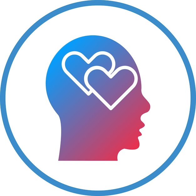 Diseño vectorial Narcisismo Estilo del icono