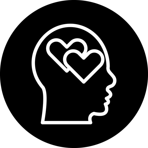 Diseño vectorial Narcisismo Estilo del icono