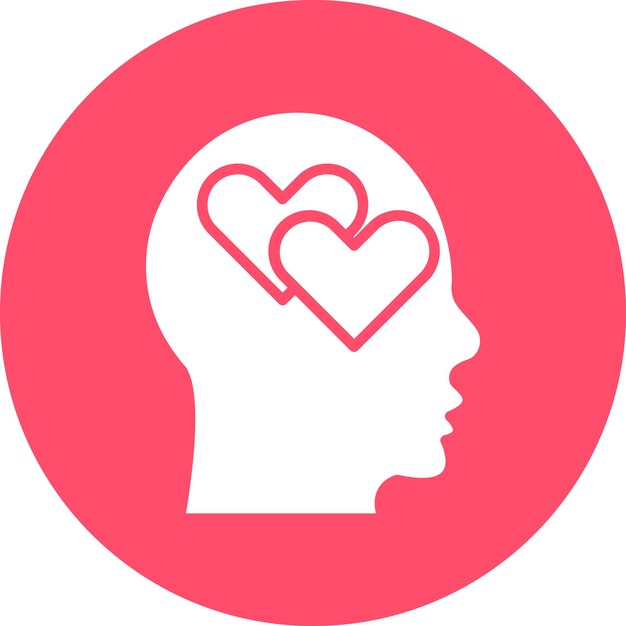 Diseño vectorial Narcisismo Estilo del icono