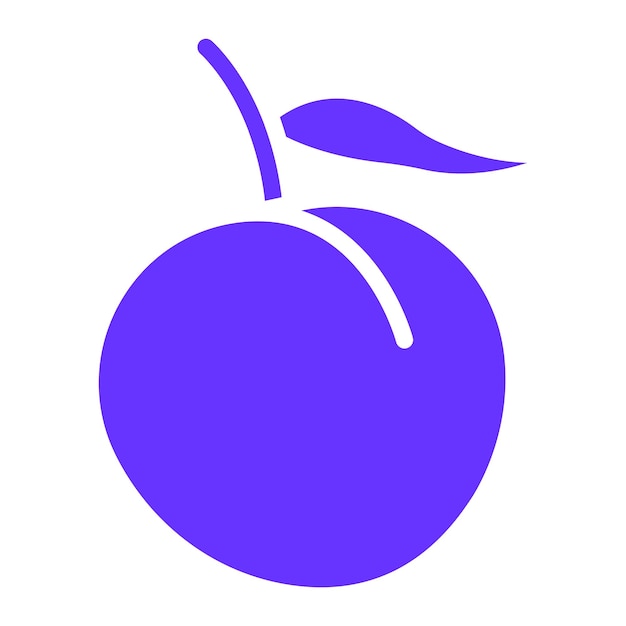 Diseño vectorial Nectarino Nectar Estilo del icono