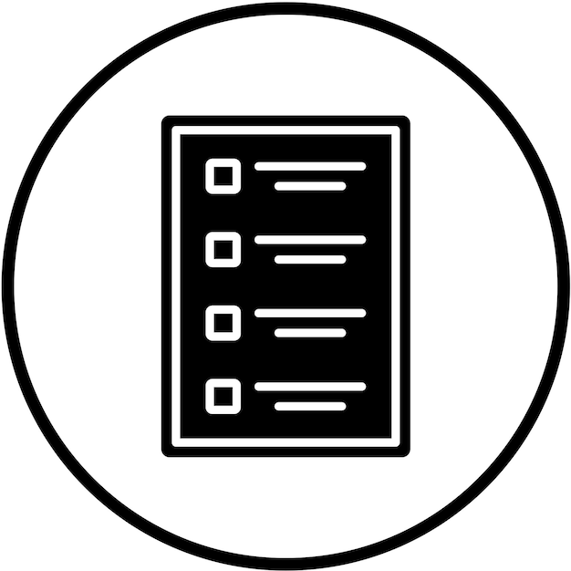Diseño vectorial para niños Estilo del icono del menú