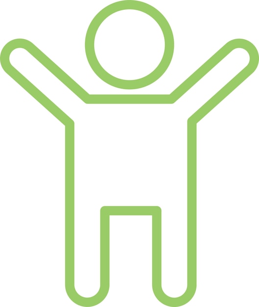 Diseño vectorial de niños en Play Icon Style