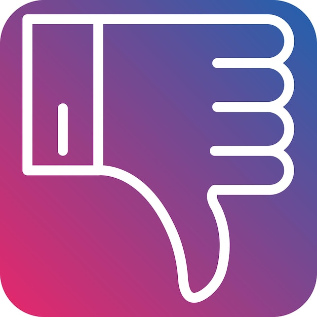 El diseño vectorial no le gusta el estilo del icono