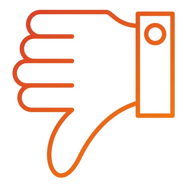 El diseño vectorial no le gusta el estilo del icono