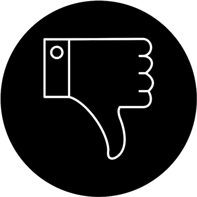 El diseño vectorial no le gusta el estilo del icono