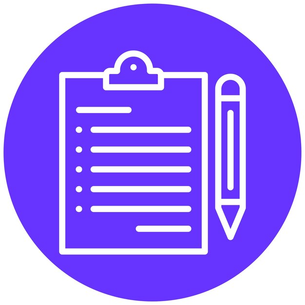 Diseño vectorial Notación de bienestar Estilo del icono
