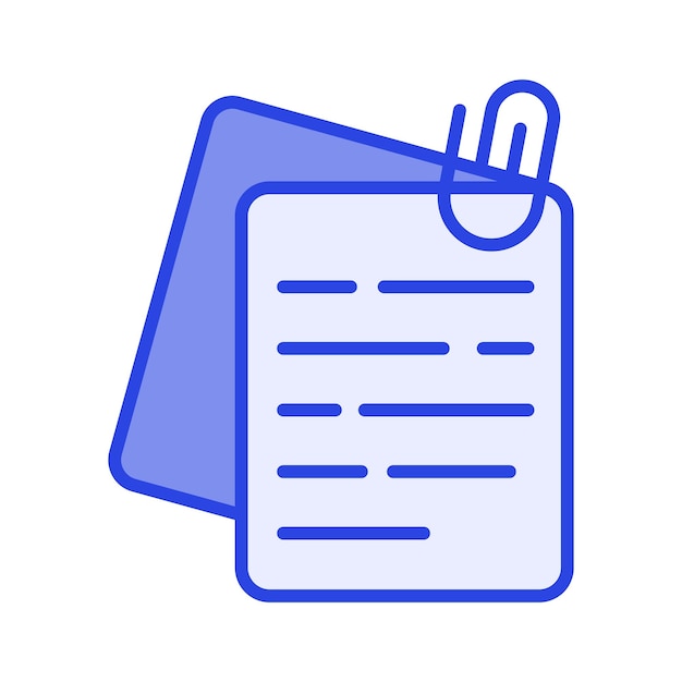 Diseño vectorial de notas adhesivas en estilo moderno listo para usar