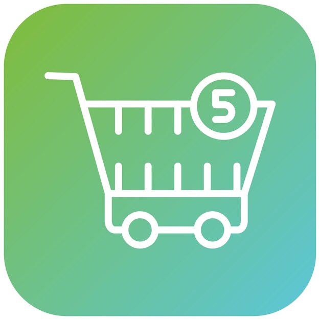 Diseño vectorial Notificaciones de la tienda Estilo del icono