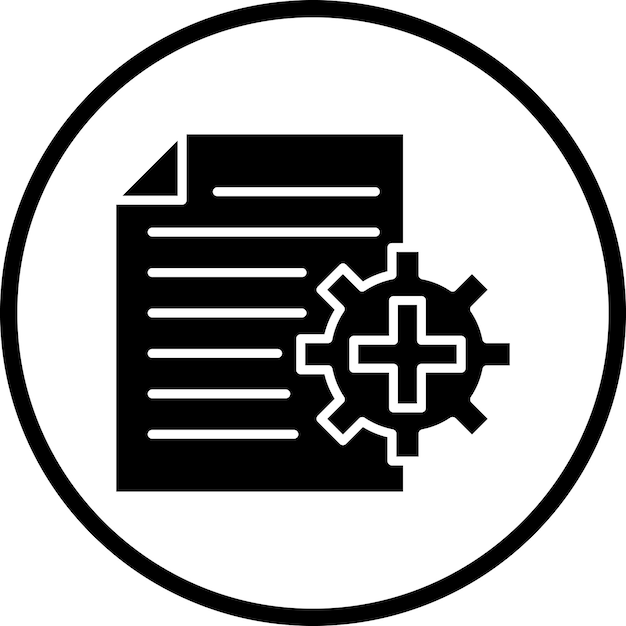 Diseño vectorial Nuevo estilo de icono de proyecto