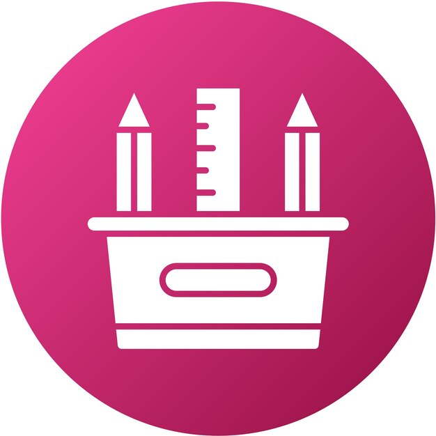 Diseño vectorial de objetos estacionarios Estilo del icono