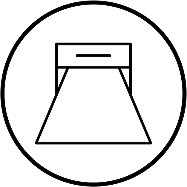 Diseño vectorial de obstáculos Estilo del icono de la carrera