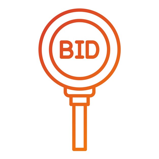 Diseño vectorial de ofertas de estilo de icono de paleta