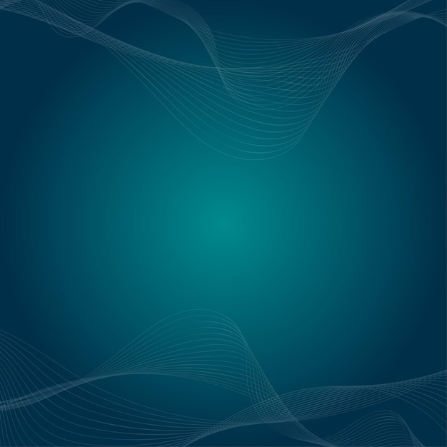 Diseño vectorial de ondas de banner