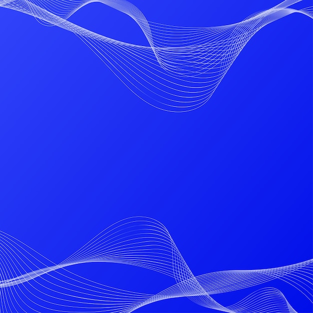 Diseño vectorial de ondas de banner