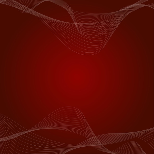 Diseño vectorial de ondas de banner