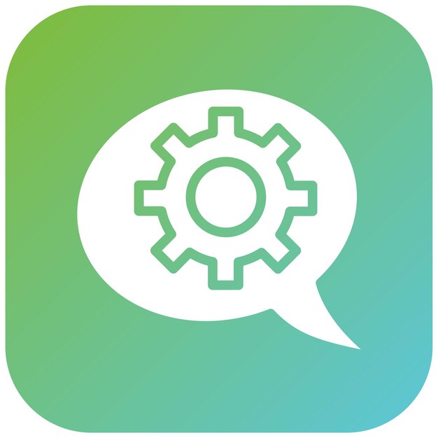 Diseño vectorial Opciones de autoservicio Estilo del icono