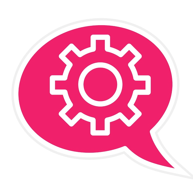 Diseño vectorial Opciones de autoservicio Estilo del icono