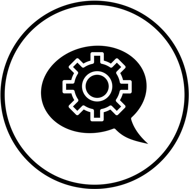 Diseño vectorial Opciones de autoservicio Estilo del icono