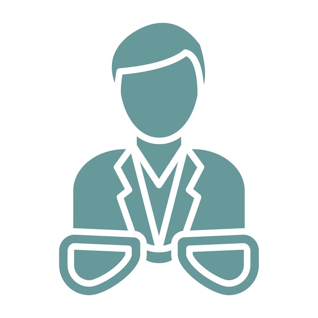Diseño vectorial óptico estilo de icono masculino