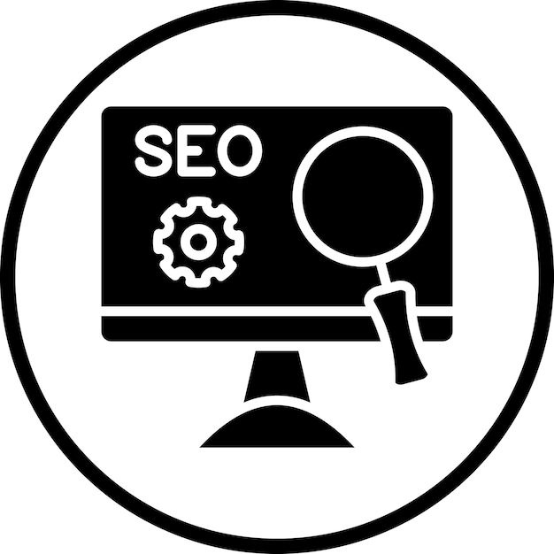 Diseño vectorial Optimización de motores de búsqueda Estilo del icono