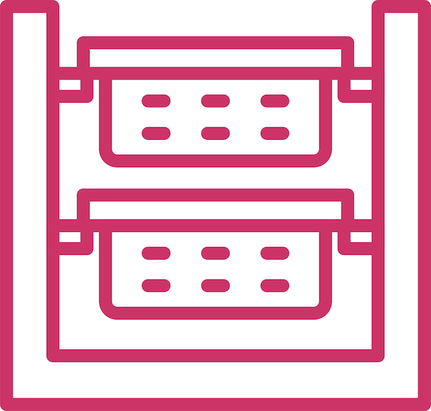 Diseño vectorial ordenador de ropa Estilo de icono